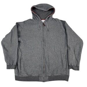 Columbia Sportswear Mens Full Zip Grey Hoodie Sz 2XT - discoloration on back of